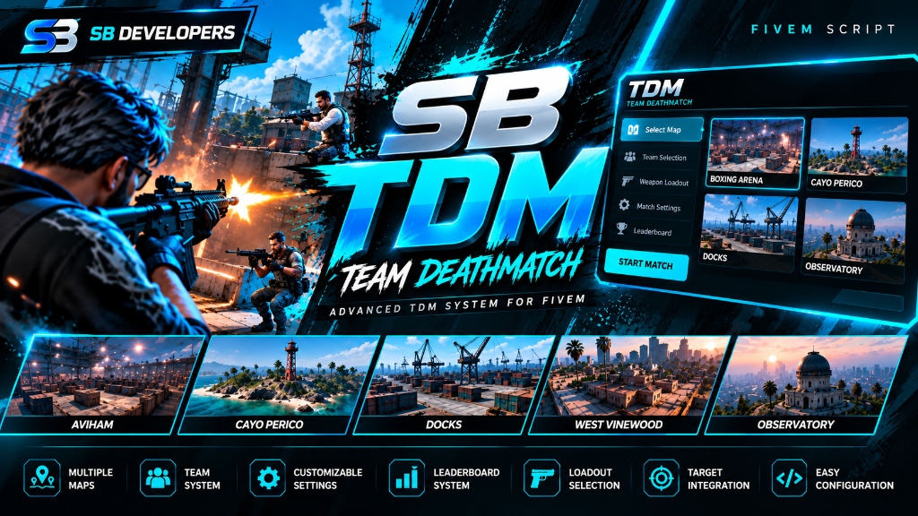 SB TDM - Team Deathmatch FiveM Script